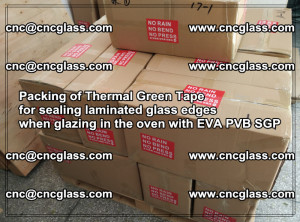 Packing of Thermal Green Tape for sealing laminated glass edges (13)