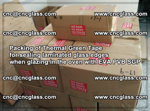 Packing of Thermal Green Tape for sealing laminated glass edges (19)