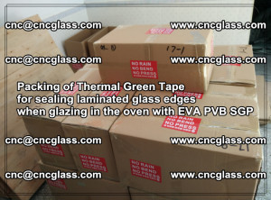 Packing of Thermal Green Tape for sealing laminated glass edges (20)