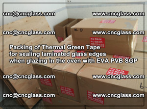 Packing of Thermal Green Tape for sealing laminated glass edges (23)