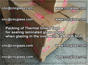 Packing of Thermal Green Tape for sealing laminated glass edges (27)