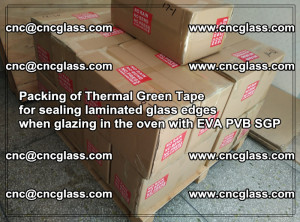 Packing of Thermal Green Tape for sealing laminated glass edges (28)
