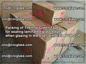 Packing of Thermal Green Tape for sealing laminated glass edges (29)