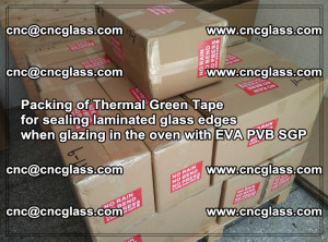 Packing of Thermal Green Tape for sealing laminated glass edges (3)