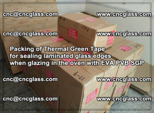 Packing of Thermal Green Tape for sealing laminated glass edges (30)