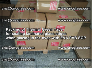 Packing of Thermal Green Tape for sealing laminated glass edges (39)