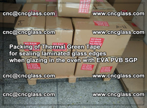 Packing of Thermal Green Tape for sealing laminated glass edges (40)