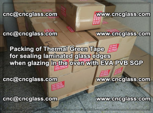 Packing of Thermal Green Tape for sealing laminated glass edges (43)