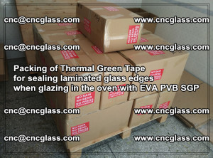 Packing of Thermal Green Tape for sealing laminated glass edges (45)