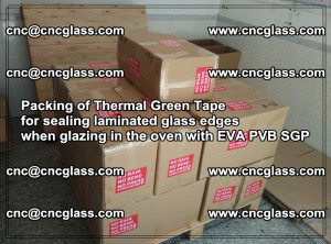 Packing of Thermal Green Tape for sealing laminated glass edges (47)