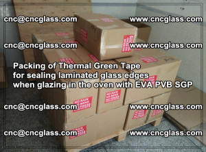 Packing of Thermal Green Tape for sealing laminated glass edges (48)