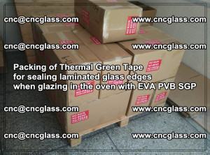 Packing of Thermal Green Tape for sealing laminated glass edges (49)