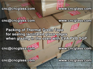 Packing of Thermal Green Tape for sealing laminated glass edges (5)