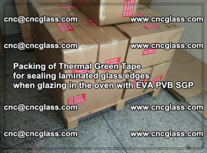 Packing of Thermal Green Tape for sealing laminated glass edges (53)
