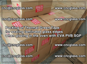 Packing of Thermal Green Tape for sealing laminated glass edges (58)