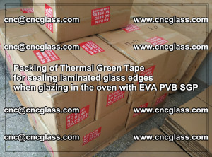 Packing of Thermal Green Tape for sealing laminated glass edges (61)