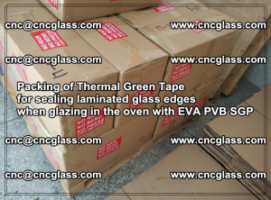 Packing of Thermal Green Tape for sealing laminated glass edges (64)