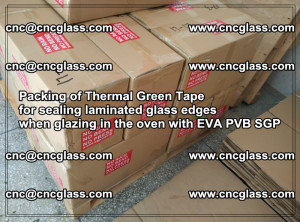 Packing of Thermal Green Tape for sealing laminated glass edges (68)