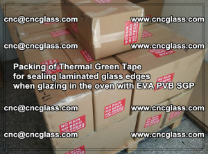Packing of Thermal Green Tape for sealing laminated glass edges (7)