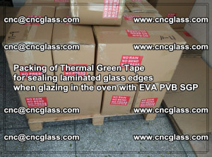 Packing of Thermal Green Tape for sealing laminated glass edges (72)