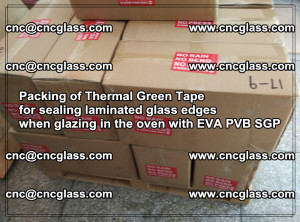 Packing of Thermal Green Tape for sealing laminated glass edges (76)