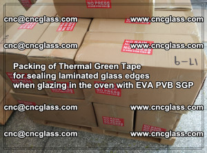 Packing of Thermal Green Tape for sealing laminated glass edges (77)
