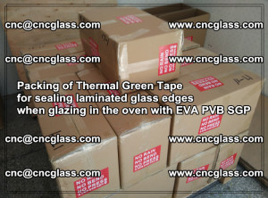 Packing of Thermal Green Tape for sealing laminated glass edges (8)