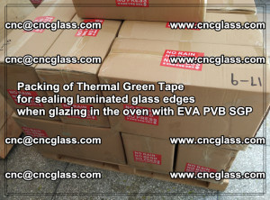 Packing of Thermal Green Tape for sealing laminated glass edges (86)