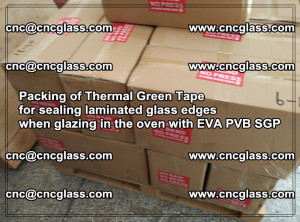 Packing of Thermal Green Tape for sealing laminated glass edges (87)
